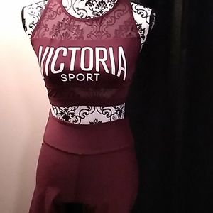 Victorias Secret Sport mesh razorback  set